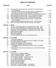 JLG 600A 660AJ Boom Lift S/N 030087000 to 0300177361 ILLUSTRATED PARTS MANUAL