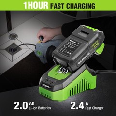 WORKPRO 20V Electric Drain Auger 25Ft Plumbing Snake Drain Hair Cleaning Machine