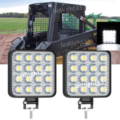 2 x 3 inch 16 LED upper cab & Boom Work Flood Light Fit for Excavator 160LC ZX