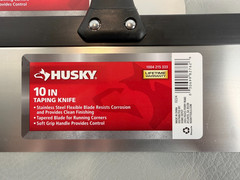 Lot of 2 Husky Taping Knife Stainless Steel Drywall Taping Knife 10 Inches New