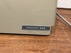 Branson Bransonic 220 B-220 Ultrasonic Cleaner w/basket no Lid TESTED