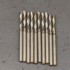 10 Egda 1.60mm Micro Drills 2mm Shank HSS NOS Switzerland – 1.60mm 1.60 mm