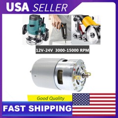 12V DC Motor Double Ball Bearing High Speed Large Torque DC Motor 775 24V DC 775