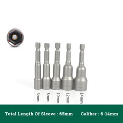 1/4″ Hex Magnetic Nut Driver Set 3 to 24mm Metric Socket Impact Drill Bits