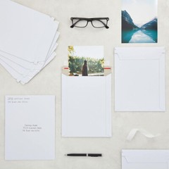 1000PCS Flat Photo Mailers Document CD Cardboard Envelopes Self Adhesive Seal US
