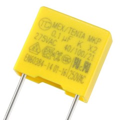 20Pack Polypropylene Film Safety Capacitors 0.1uF 275VAC X2 MKP