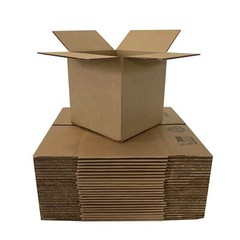 UOFFICE Corrugated Boxes 4 x 4 x 4″ Cube Mailing Boxes Bundle of 25
