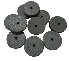 Cratex 1″ x 1/4″ x 1/16″ Rubberized Abrasive Straight Wheel, X-Fine, 10 Pack