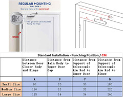 Door Closers Commercial, Heavy Duty Door Closer No Slam, Hydraulic Door Soft Clo