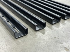 5-Pack Black Unistrut Channels 1-5/8” x 7/8” x 35”