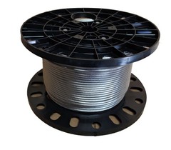 1/4″ Stainless Steel Cable Railing Wire Rope 1×19 Type 316 (350 Feet)
