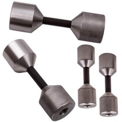 Set of 4 Flange Two Hole Pin-Stainless Steel- 1-1/8” 1-5/8” Diameter