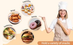 60 Pcs Movie Theater Snack Boxes, Disposable Paper Cardboard Food Trays,
