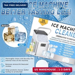 Ice Machine Cleaner Tablets Descaler (36 Pack) – Portable Ice Maker Cleaner, Nic