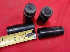 4 modern Plastic Leveling Mount Feet 2 3/8″ long threaded bolt on the inside 5a6
