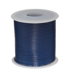 24 AWG Gauge Stranded Hook Up Wire Blue 100 ft 0.0201″ UL1007 300 Volts