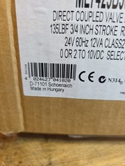 Honeywell ML7425B3012 Direct Coupled Valve Actuator 3/4 Stroke 24 Vac 135lbf