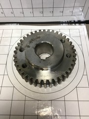 NUMERICAL CONCEPTS GP4090 GEAR, 38 TEETH DRAW ROLLER – GP4090 (MODIFIED-USED)