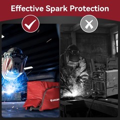 ARCCAPTAIN Welder Cover Waterproof Protective Cover Reusable Foldable Dust Cover