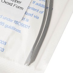 AZDENT Dental Orthodontic Super Elastic Niti Rectangular Arch Wire Ovoid/Nature