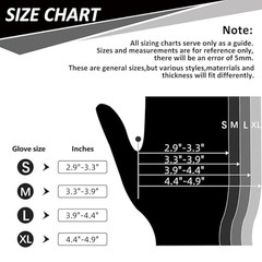 Advance Black Nitrile Exam Gloves 5 Mil Powder Free Disposable Latex Free Glove