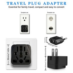 UK to US Plug Adapter, EU to USA Plug Adapter,UK,AU,in,CN,JP,Asia Italy,Brazil