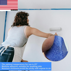 4 Rolls Premium Painters Tape, Blue Tape, Masking Tape, Paint Tape for Multi-Pur