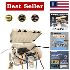 Weatherproof Connection Box for Outdoor Use – Secure Extension Cord Protection