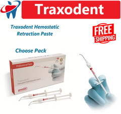 Dental Premier Traxodent Heomdent Paste Retraction System Choose Qty Syr +Tips