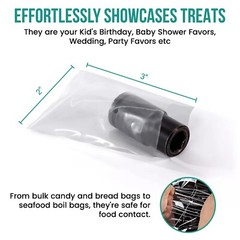 HEAVY DUTY Clear Poly Bags 4-Mil Flat Open Top Plastic Packaging Packing