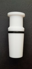 3/4 in Sanitary Tri Clamp to 24/40 Glass Joint adapter from PTFE – Ace 5001-04