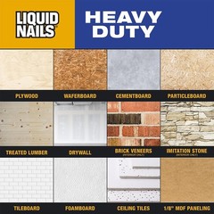 Liquid Nails Heavy Duty Construction Adhesive LN903, 10 oz