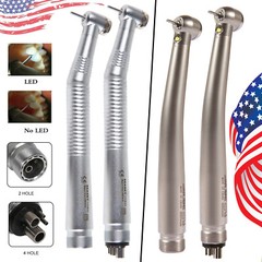 Pieza de Mano Dental de Fibra Óptica LED E-generador de Alta Velocidad 2/4H SDM