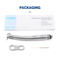 COXO Dental High-speed Air Turbine Handpiece 4 Holes Anti-retraction 1-Spray