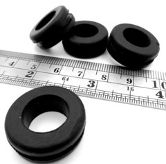 3/4″ Hole Fit Rubber Grommet Wiring Bushing Fits 1/8 To 5/32″ Panel, Has 1/2″ ID