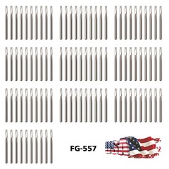 FG 557 Carbide Burs – Friction Grip for High-Speed Handpieces, Type