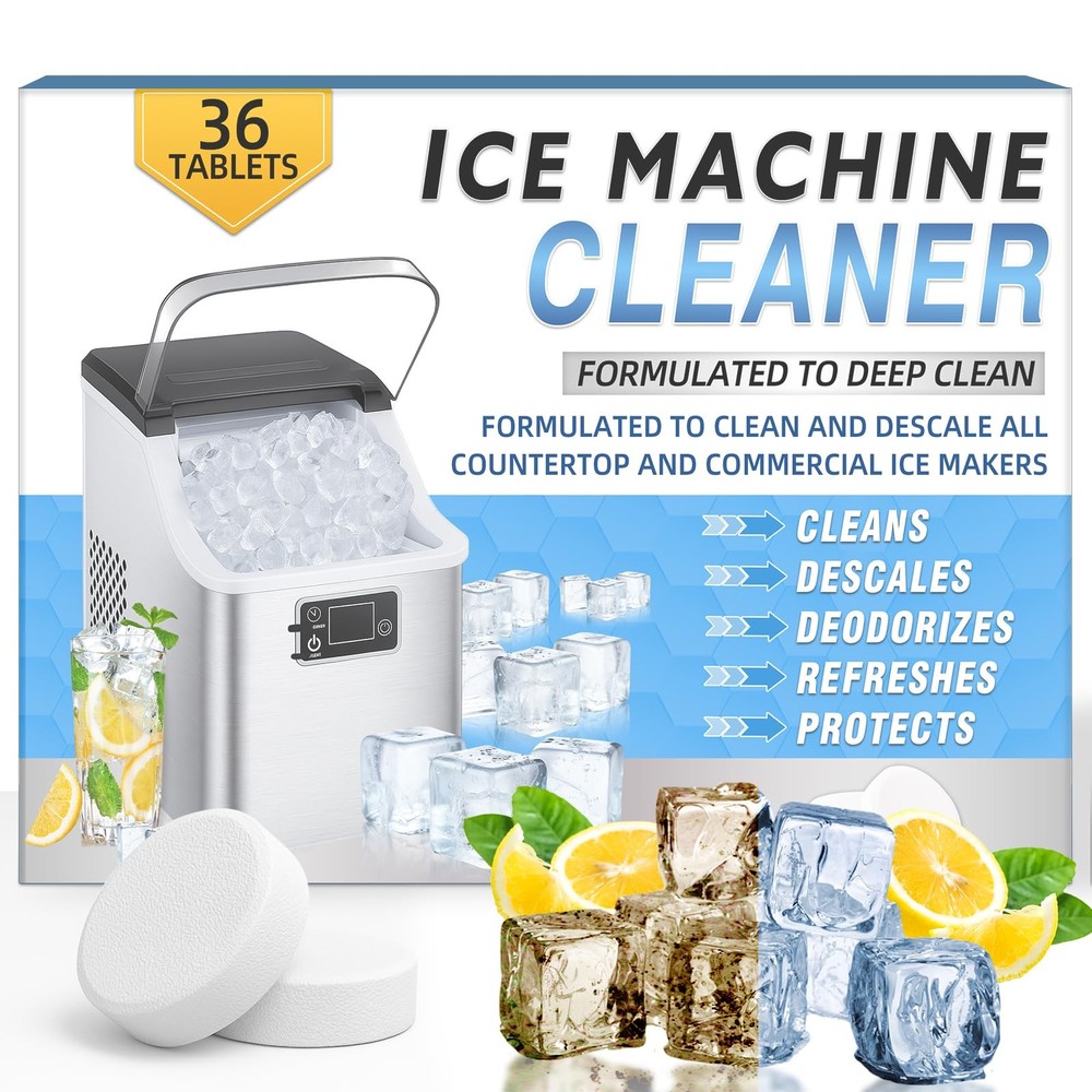 Ice Machine Cleaner Tablets Descaler (36 Pack) – 36 Count (Pack of 1)