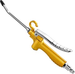 High Volume Industrial Air Blow Gun with Rubber Guard Flow Bent Rod