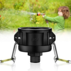330 Gallon IBC Tote Water Tank Adapter 2″ to 3/4″ Cam Lock Garden Hose Coupling