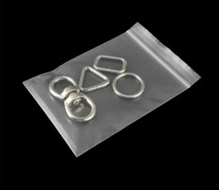 Clear Reclosable Plastic 2-Mil Ziplock Bags Poly Jewelry Zipper Bags 2.5″x3.5″
