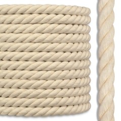Cotton Rope 100% Natural Twisted Decorative Crafts Arts Pet Toy DIY 3/16 to 1.5″