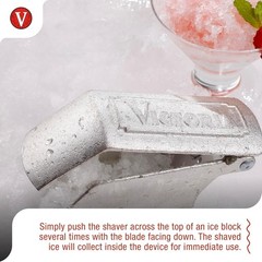 Cast Iron Ice Shaver, Margarita, Mexican, and Italian Ice Maker, Made in Colo…