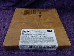 25FT 3M SCOTCH 25T Electrical Grounding Bond Braid w’ Eyelets 6″ 80-6100-9615-0