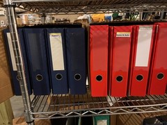 Bindertek 2-Ring Top-Opening Binders, various colors, 2″ and 3″ spines