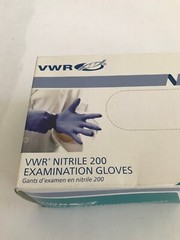 (200/Pk) VWR Disposable Nitrile Exam Gloves – Size XSmall XS – Blue Color 89428