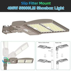 LED Stadium Lights 400W Commercial Shoebox Parking Lot Lighting AC100-277V IP65
