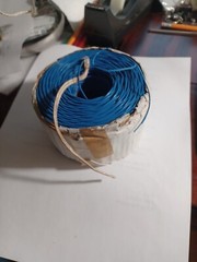 Spool Of 2 Conductor Torpedo Guidance Cable, copper .015 dia. , 700 Ft Approx