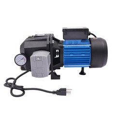 0.75HP 1” Shallow Well Jet Water Pump Booster Garden Sprinkler 3420r/min Black