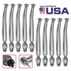 1-10 Packs Dental High Speed Turbine Handpiece with 4-Hole Quick Coupler ysu