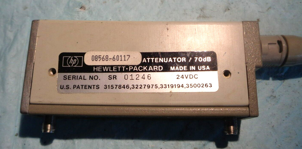 HP Agilent 08568-60117 / 5086-6364 18GHz 70 dB SMA Attenuator